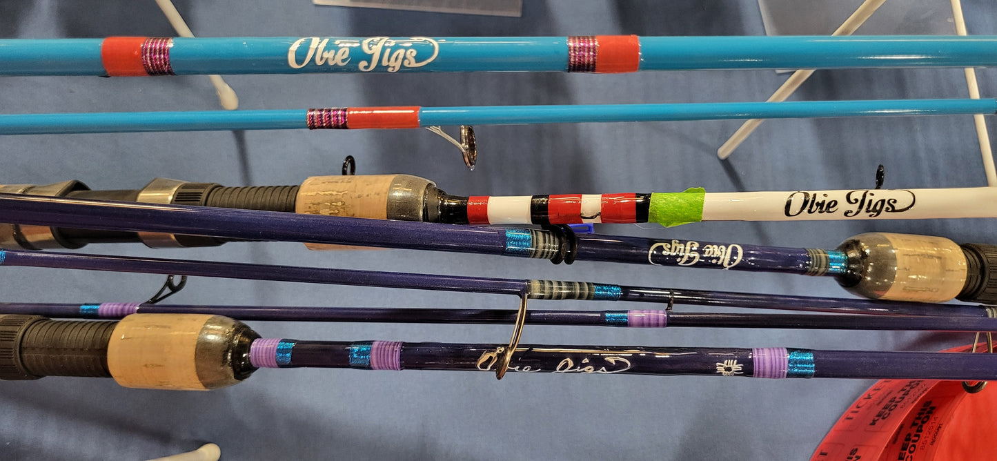 6'6" Hand Built Custom Ultra Lite Spinning Rod