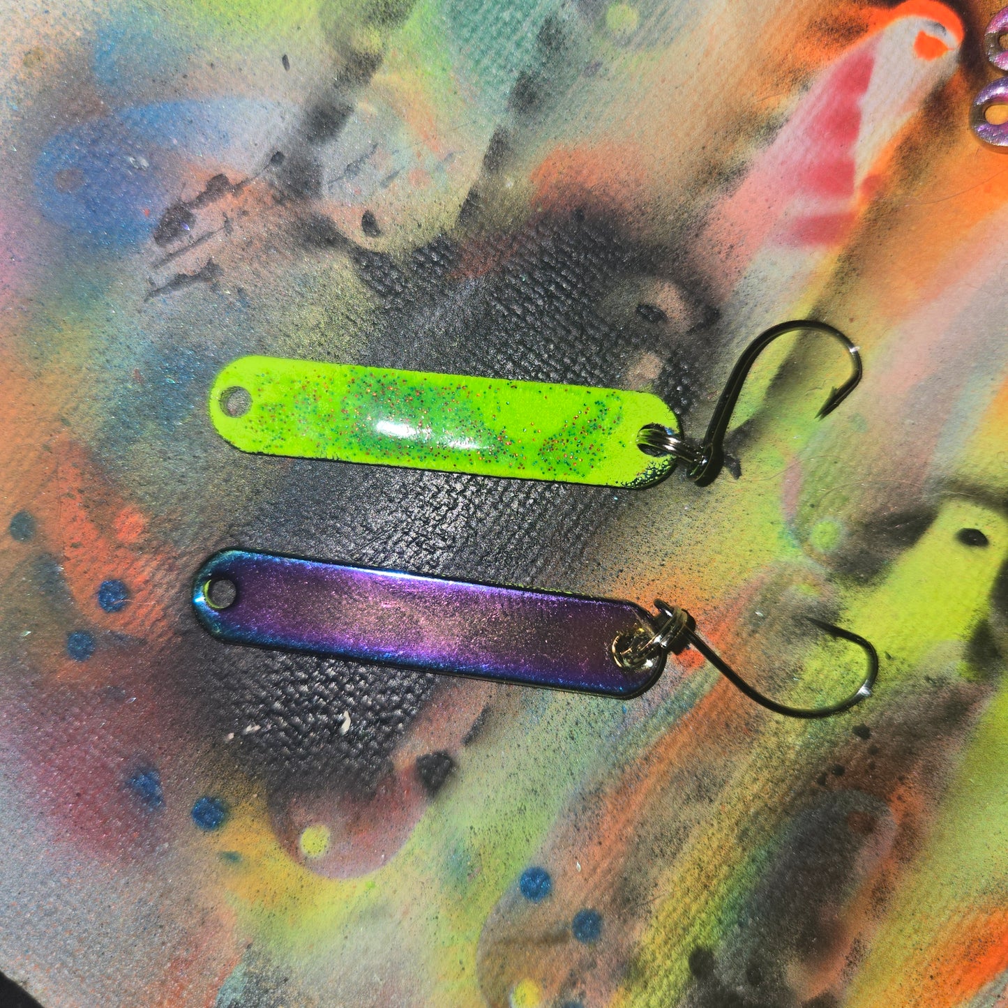 Powder Coat Lime Twist Stick Spoon