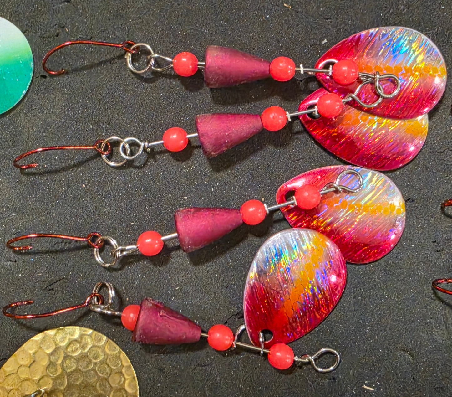 RED gigi blade Spinner Lure