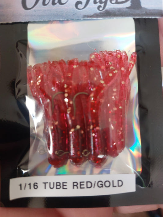 Red/Gold 1.5" Tube Jigs