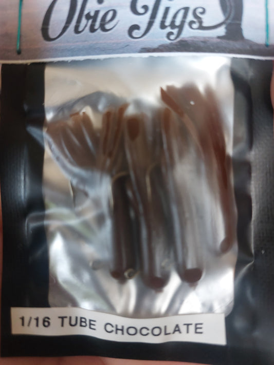 Chocolate 1.5" Tube Jigs