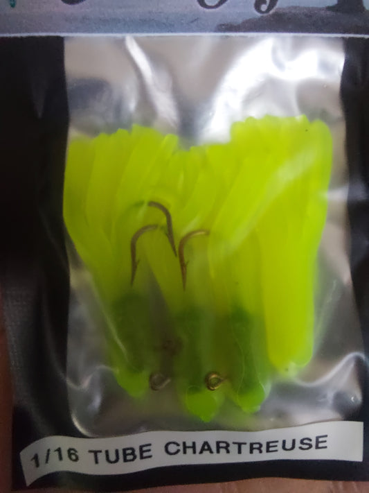 Chartreuse 1.5" Tube Jigs