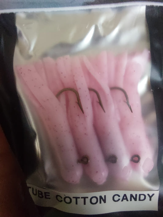 Cotton candy 1.5" Tube Jigs