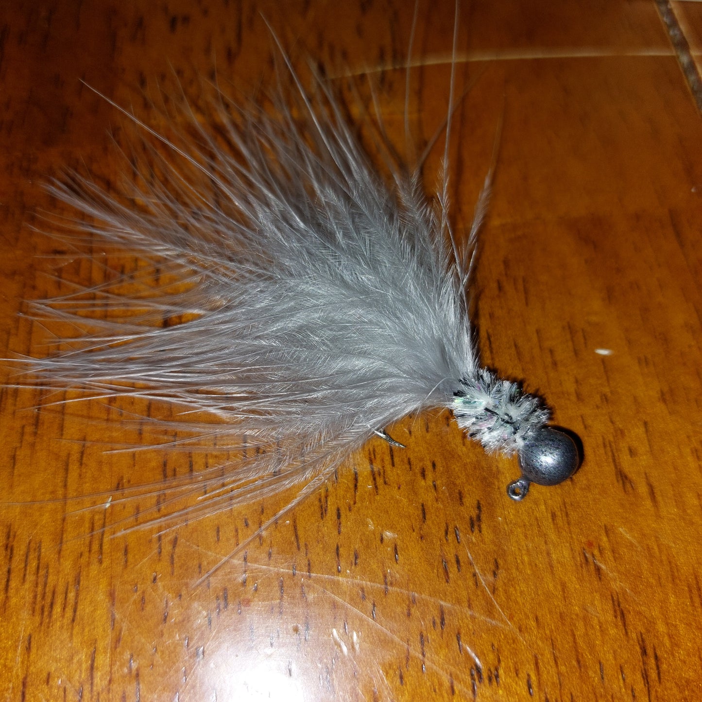 Grey Marabou Jig