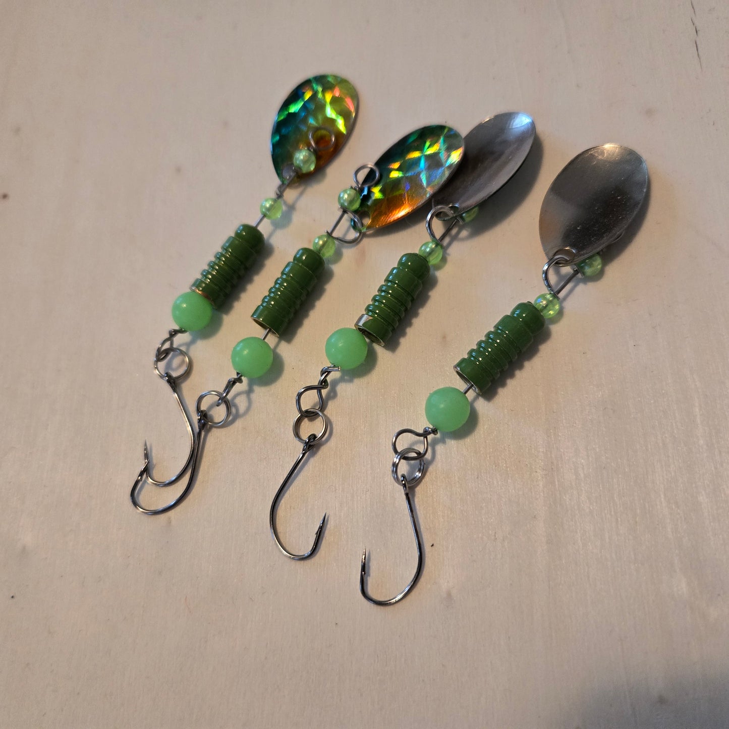 2.5" Green / Bluegill Spinner Lure