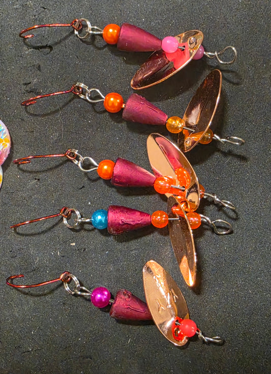 2.0" Red Spinner Lure