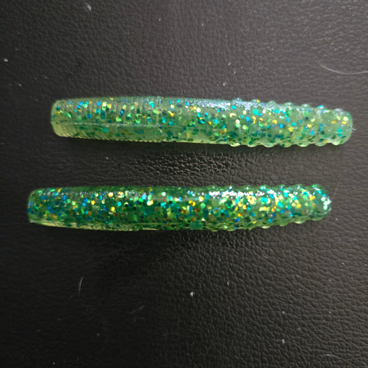 Lime 3" Ned Worms